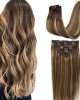 7pcs Clip-in Hair Extensions for Women, Soft & Natural, Handmade Real Human Hair Extensions