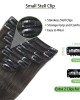 Clip in Hair Extensions Real Human Hair Clip ins Hair Extensions for Women 8pcs