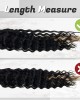 Full Head Natural Black Clip in Hair Extensions Remy Hair Water Wavy Clip on Extensions