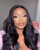 6x6 Closure Lace Middle Part Body Wave Wig 100% Human Hair