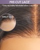 Limited Design  Zoe Unique Sleek-top Deep Wave 13x4 Frontal Lace Mid Part Long Wig 100% Human Hair