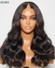 Protective V Part Glueless Long Wig 100% Human Hair (Kinky Straight  Body Wave  Jerry Curly)