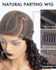 4C Edges  Ready-to-Wear Kinky Straight Bob Minimalist Lace Glueless Deep C Part Short Wig 100% Human Hair