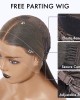 Water Wave 13x4 Frontal HD Lace Free Part Long Wig 100% Human Hair