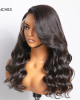 Trendy Layered Cut Ear-to-ear Hairline Loose Body Wave 13x6 Frontal Lace Wig