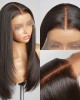Trendy Layered Cut Pre-plucked Glueless 5x5 Closure Lace Wig 100% Human Hair