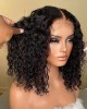 Vacation Vibes Water Wave 4x4 Closure Lace Glueless Mid Part Short Wig 100% Human Hair