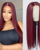 Mystery Mulberry Silky Straight 4x4 Closure Lace Glueless Wig