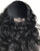 Body Wave or Water Wave Half Wig High Density Affordable 100% Human Hair Wig