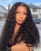 Magical Wet And Wavy 5x5 Closure HD Lace Mid Part Long Wig 100% Human Hair