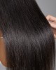 Natural Hairline Yaki Straight 13x4 Frontal Undetectable HD Lace Long Wig 100% Human Hair