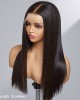 Luxury Choice  Super Density Silky Straight 13x4 Frontal Lace Long Wig 100% Human Hair