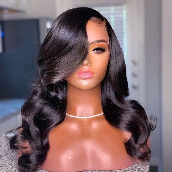 Classy & Gorgeous Body Wave 13x4 Frontal Lace Wig 100% Human Hair  Small Size Cap