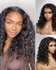 4C Edges  Water Wave Kinky Edges Free Parting 13x4 Undetectable Lace Front Wig  Afro Inspired