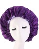 Double Layer Women's Hair Care Soft Hat Double-Sided Silk Satin Night Cap