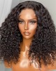 Wet And Wavy  Water Wave 4x4 Closure Lace Glueless Mid Part Long Wig 100% Human Hair