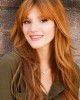 24" Bella Thorne Wigs Long Straight Human Hair Full Lace With Bangs Online