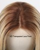 Affordable Brown Human Hair Wig With Blonde Highlights