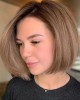 Beautiful Human Hair Bob Wigs With Round Ends