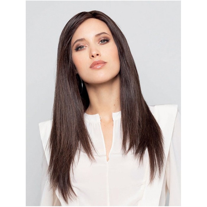 28" Extra Long Straight Human Hair Lace Front Wigs