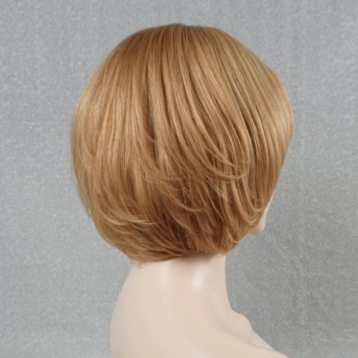 100% Human Hair Light Blonde Bob Wig For Women