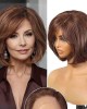 100% Real Hair Short Layered Wavy Bob HD Lace Front Wigs