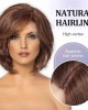 100% Real Hair Short Layered Wavy Bob HD Lace Front Wigs