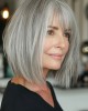 100% Real Hair Soft Layered Wigs for Women Over 60