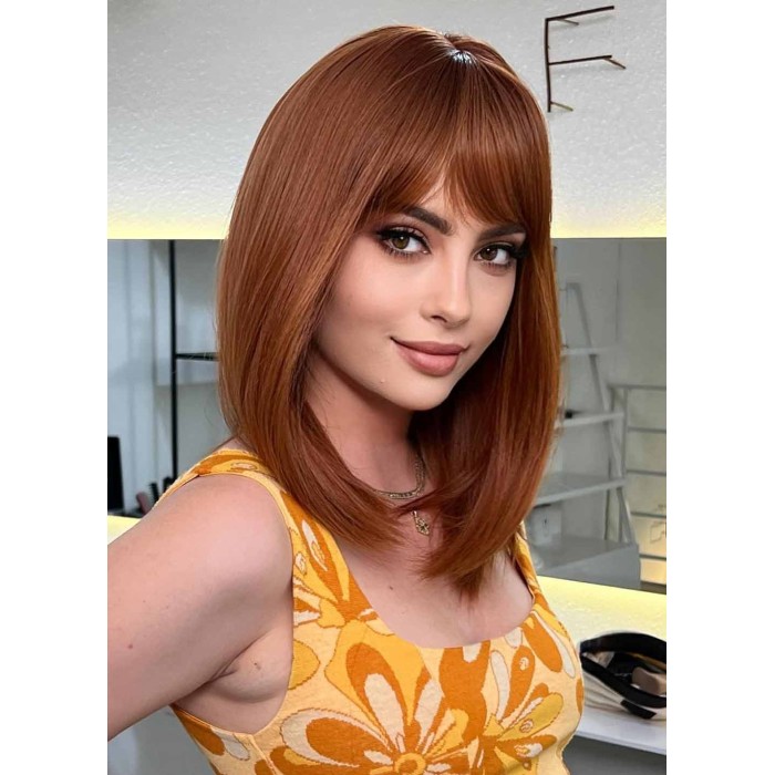 Medium Length Wigs for Women Human Hair