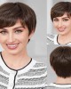 Pixie Cut Short Human Hair Wigs for Women