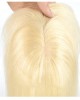 613 Blonde Human Hair Toppers For Women Clip In Toppers With Fringes