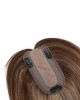 100% Human Hair Clip In On Hair Toppers With Bangs