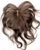 Human Hair Toppers Short Clip In Toupee With Side Bangs Hair Fringes For Women