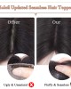Upgraded Real Human Hair Top Hairpieces For Women
