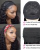 Curly Headband Wigs For Black Women Human Hair Wigs