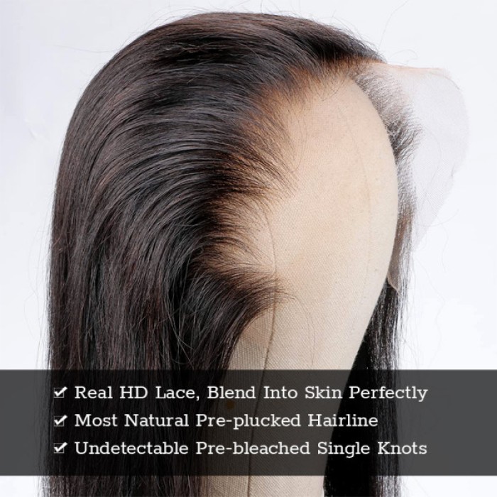 Lytinroop HD Lace Wigs 13*4 Frontal Wigs Skin Melt Transparent Human Hair Wigs