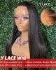 Lytinroop 13*4 HD Human Hair Lace Front Wigs For Women Silky Straight 100% Virgin Human Hair