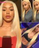Lytinroop Pure 613 Blonde Straight HD Lace Wigs With Super Natural Baby Hair
