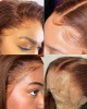 Lytinroop Chestnut Brown Hair Color Glueless Lace Wigs Brown Hair Wig