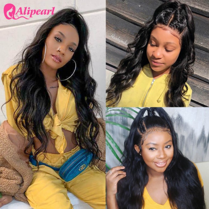Lytinroop Body Wavy Hair 13*6 Lace Front Wigs Human Hair Wigs
