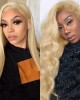 Lytinroop #613 Lace Front Wig Pre-plucked Blonde Human Hair Wigs
