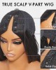 Lytinroop Beginner Friendly Glueless Loose Body Wave V Part Wig 100% Human Hair