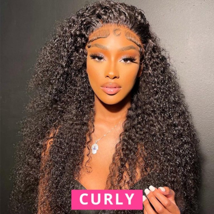 HD Lace Front Wigs Invisible Lace Frontal Wavy HD 5*5 Lace Closure Wigs For Women