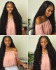 Deep Wave 6x6 Lace Wig Human Hair Preplucked Lace Wig