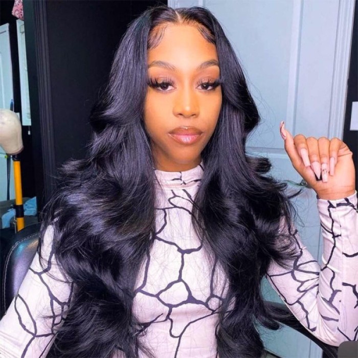Body Wave 5x5 Lace Closure Wig Pre Plucked Affordable Human Hair Wigs