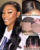 Fake Scalp Wigs 5x5 Lace Closure Wig Bleached Knots Wig Realistic Wigs -Hair