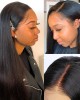 Fake Scalp Wigs 5x5 Lace Closure Wig Bleached Knots Wig Realistic Wigs -Hair
