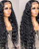 Lytinroop HD Lace 5x5 Closure Curly Glueless Wig With Bleached Knots