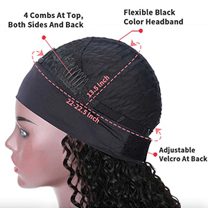 Deep Wave Headband Wig Human Hair